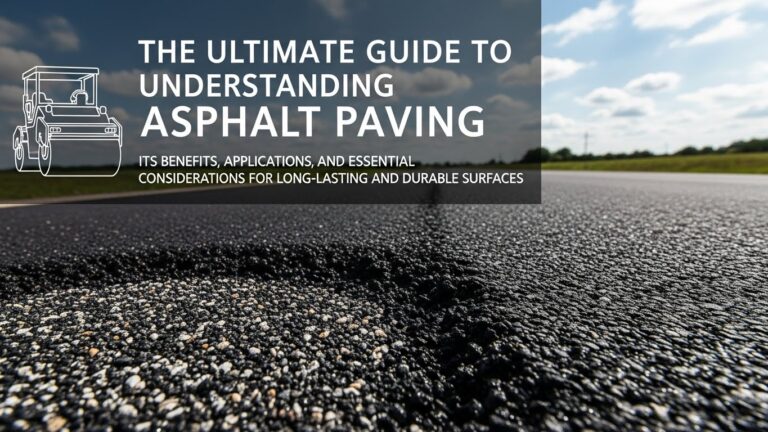 The Ultimate Guide to Understanding Asphalt Paving, Its Benefits, Applications, and Essential Considerations for Long-Lasting and Durable Surfaces