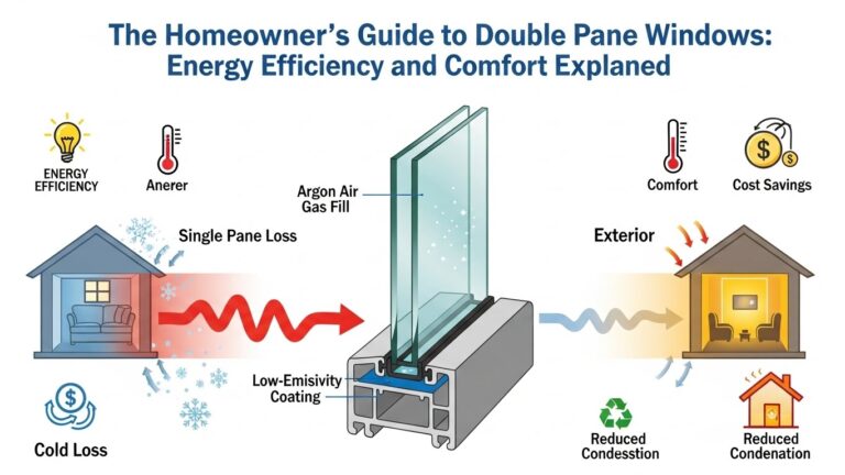 The Homeowner’s Guide to Double Pane Windows: Energy Efficiency and Comfort Explained