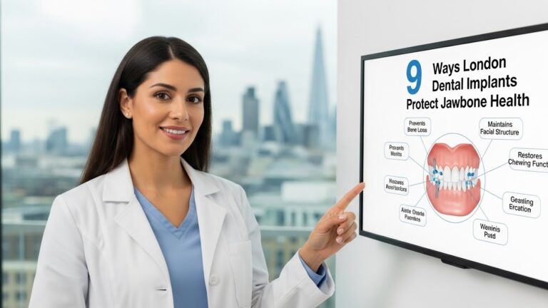 A Cosmetic Dentist in London Outlines 9 Ways London Dental Implants Protect Jawbone Health